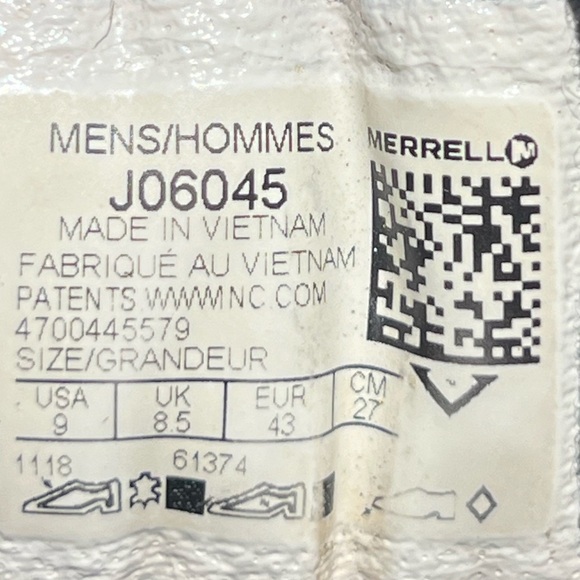 Merrell J06045 Moab 3 Mid Hiking Boots - Men's size 9 USA - Picture 6 of 7